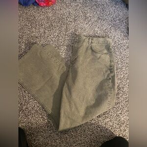 Reformation Olive Green Women Jeans